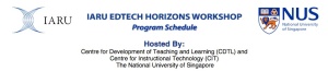 banner for IARU Edtech Horizons workshop Singapore